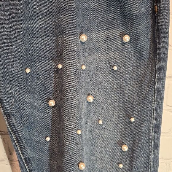 Ashley Mason Premium pearl front jeans size 13 - Picture 4 of 10
